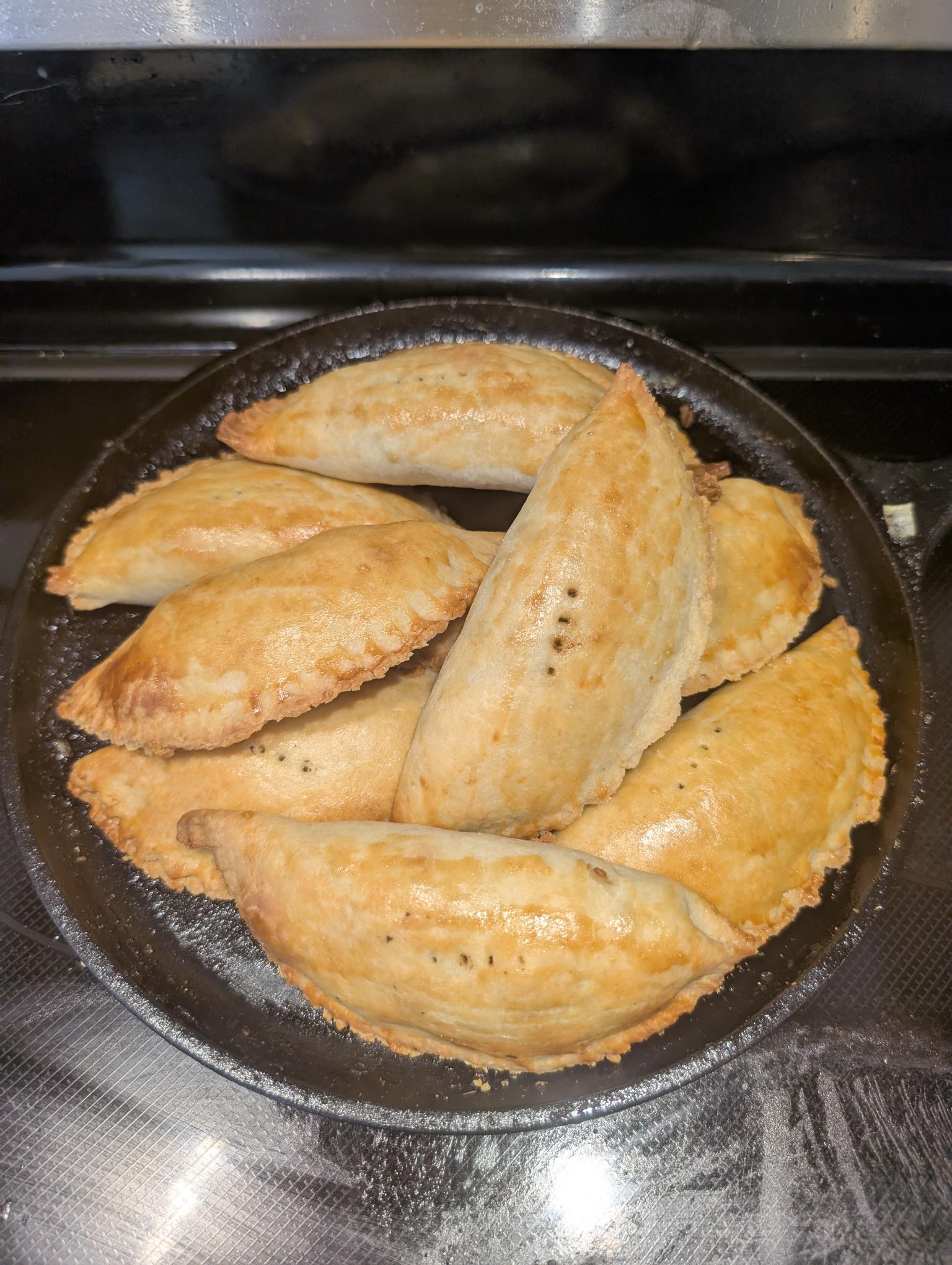 Fresh baked empanadas